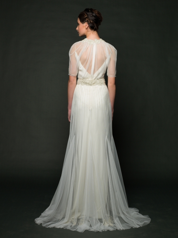 Sarah Janks - Fall 2014 Bridal Collection - Delphine Wedding Dress</p>

<p